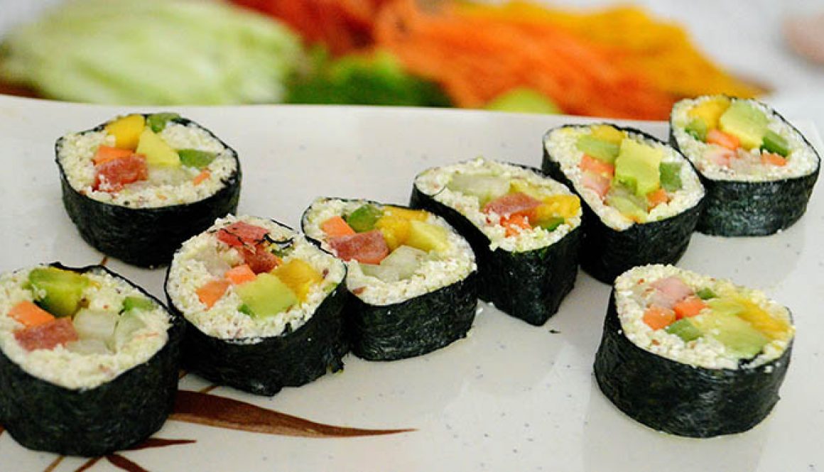 Sushi Vegano e Crudívoro