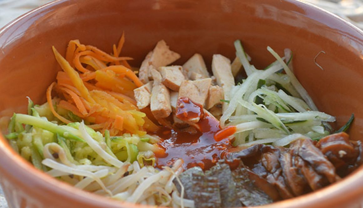 Bibimbap vegetariano: o “mexidão” coreano