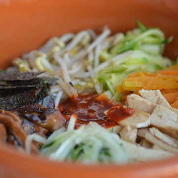 bibimbap vegetariano