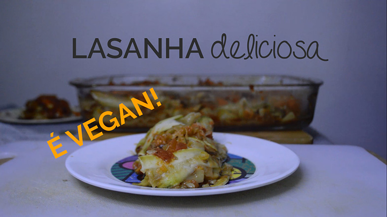 Lasanha Vegana de Berinjela e Abobrinha – [Vídeo]